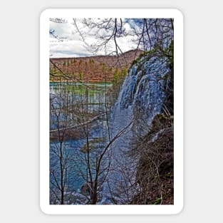 Plitvice Lakes National Park. Croatia Sticker